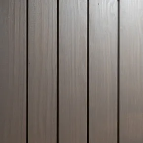 Accoya klæðning með Teknoclad Slate Grey meðhöndlun