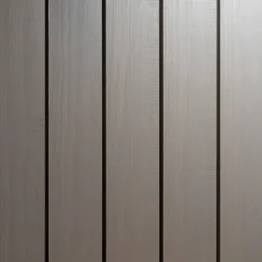 Accoya klæðning með Teknoclad Stone Grey meðhöndlun