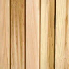 Western Red Cedar klæðning í DTC14 prófíl, lóðrétt skuggarauf